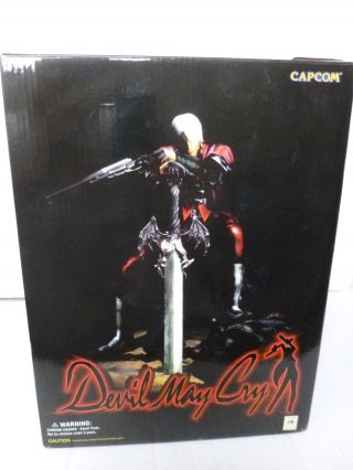 Cool Devil May Cry Dante On Marionettes 10 " Resin Statue 2001 Yamato Rare Capcom