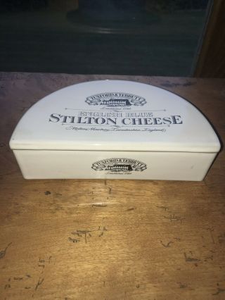 English Stilton Cheese,  Tuxford & Tebbutt Vintage Ironstone