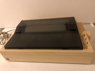 Vintage Apple IIc Computer Monitor W/stand Printer and Software All 2