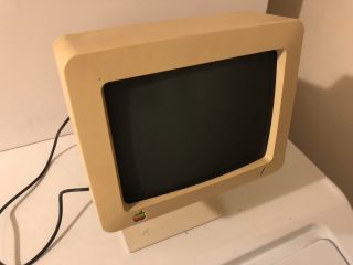 Vintage Apple IIc Computer Monitor W/stand Printer and Software All 5