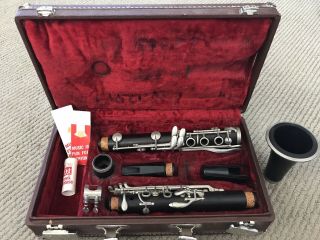 Vintage Noblet Clarinet Normandy France 8 With Case