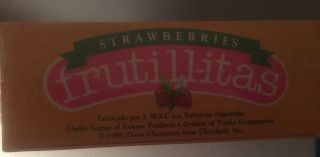 Vintage Strawberry Shortcake Argentina Frutillitas Mi Cumple Anos NRFB 7