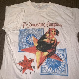 Vintage 1996 Smashing Pumpkins Mellon Collie Infinite Sadness Tour T - Shirt Xl