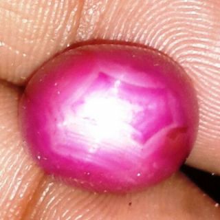 15.  45 Ct Rare Johnson Star Ruby 100 Natural Gie Certified Oval Shape Gems Gm