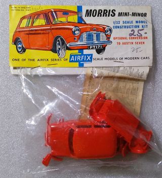 Vintage Airfix 1/32 Kit ✱ Morris Mini - Minor ✱ In Blister 60´s England