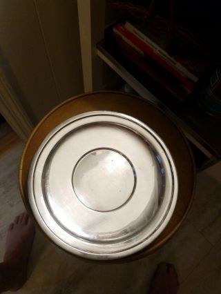 10 Inch Sterling Silver Plate By Presnell Pattern 36