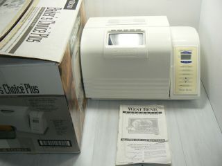 VTG West Bend Automatic 2lb Bread Dough Maker 41085 GUC With Instructions 2