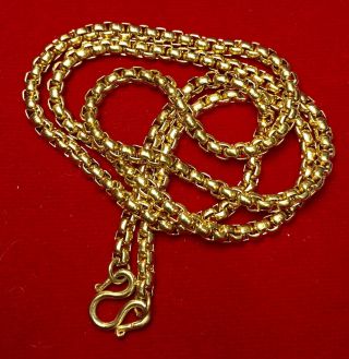 1 Hook Brass Necklace Pendant Thai Amulet Magic Lucky Buddha Protection Handmade