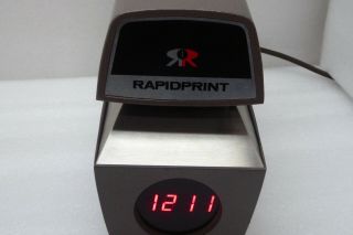 RAPIDPRINT ARL - E Time Recorder Time Punch Vintage 2