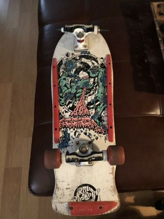 Vintage Santa Cruz Rob Roskopp - 80’s Skateboard