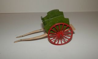 Britains Metal/lead Green Wagon - 4 5/16 " Long