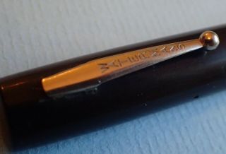 VINTAGE WATERMAN 52? (ENGLAND) BLACK C.  1940 - SERVICED /WORKING 5