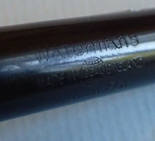 VINTAGE WATERMAN 52? (ENGLAND) BLACK C.  1940 - SERVICED /WORKING 6