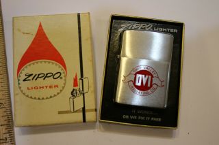 Vintage Zippo 1976 Cigarette Lighter 5 Barrel Ohio Valley Insulating Co.  Jsh