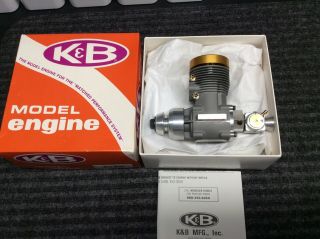 Nib Vintage K&b 5390 15cc Gold Head Marine Engine