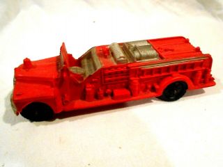 Vintage Auburn Rubber Pumper/fire Truck 7 1/2 "
