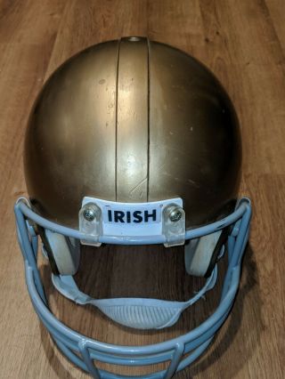 Notre Dame Game Football Helmet Rare Old Vintage Gold 1990s Early 2000s 2