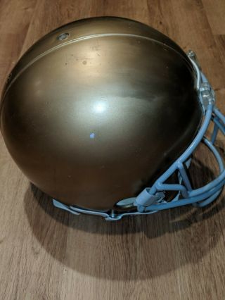 Notre Dame Game Football Helmet Rare Old Vintage Gold 1990s Early 2000s 3