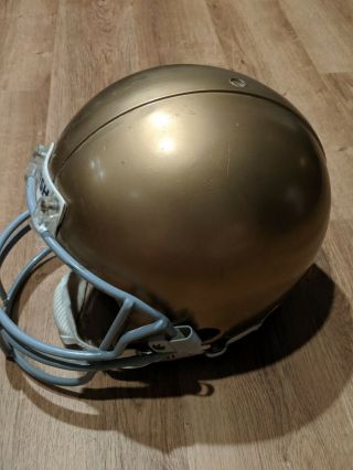 Notre Dame Game Football Helmet Rare Old Vintage Gold 1990s Early 2000s 4