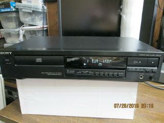 Sony Vintage Cd Player Compact Disc Cdp - 291 Japan 1990 &works Good