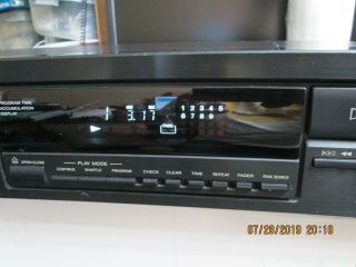 SONY Vintage CD Player Compact Disc CDP - 291 Japan 1990 &Works Good 4