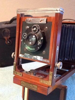 ANTIQUE KORONA PICTORIAL VIEW CAMERA WITH ACCESSORIES & CASE 3