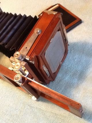 ANTIQUE KORONA PICTORIAL VIEW CAMERA WITH ACCESSORIES & CASE 6