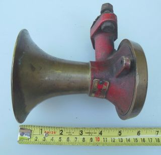 Vintage Brass / Cast Iron Airchime - Air Horn Made In Burnaby Bc Canada