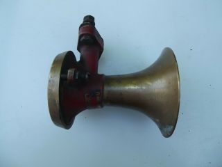 Vintage Brass / Cast Iron Airchime - Air Horn made in Burnaby BC Canada 2