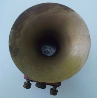Vintage Brass / Cast Iron Airchime - Air Horn made in Burnaby BC Canada 3