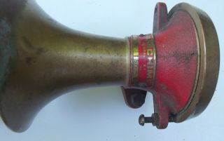 Vintage Brass / Cast Iron Airchime - Air Horn made in Burnaby BC Canada 6