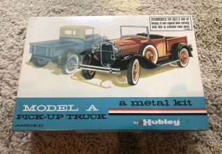 Hubley Model A Pick - Up Truck Metal Model Kit 4855 Vintage,  Unbuilt