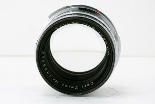 RARE Carl Zeiss Sonnar 50mm f1.  5 for Contax RF with Leica M Mount Adapter 284 11