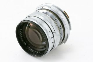 RARE Carl Zeiss Sonnar 50mm f1.  5 for Contax RF with Leica M Mount Adapter 284 4