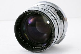 RARE Carl Zeiss Sonnar 50mm f1.  5 for Contax RF with Leica M Mount Adapter 284 8