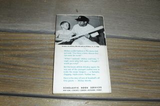 Vintage 1950 ' s Mickey Mantle York Yankee PM10 Pin,  Paperback Copyright 1969 6