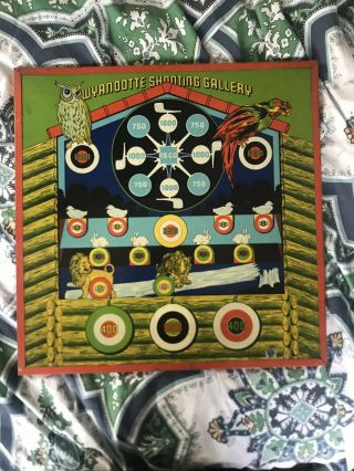 Vintage Wyandotte Shooting Gallery - Board Only