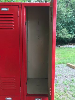 Vintage Metal School Lockers for storage,  homeschooling,  interior design 2