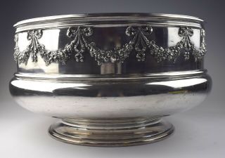 14” Ornate 3 Gal.  Reed & Barton Silver Plated Punch Bowl 262 3 -