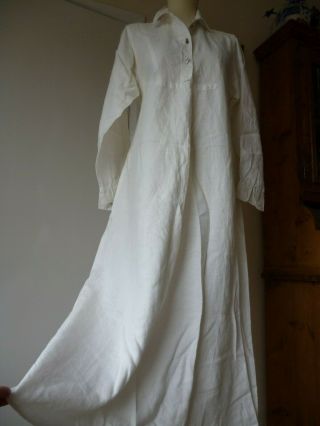 Nicole Farhi,  Vintage White Cotton Shirt Midi/maxi Dress,  Hippy Boho,  Festival.