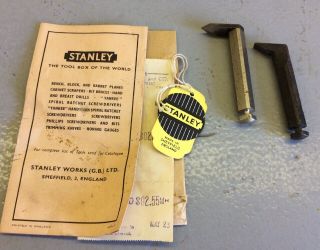 Vintage Stanley No.  71 Router Plan W/ Box & Cutters Antique Wood Tool 3