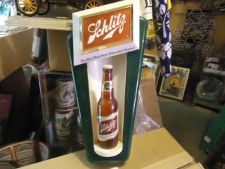 Rare Antique Vintage Bar Beer Sign Man Cave Schlitz Great Sign