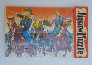 1959 John Wayne Puzzle Horse Soldiers William Holden Rare