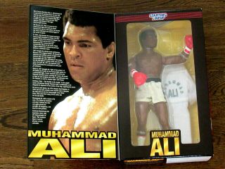 Muhammad Ali Cassius Clay Boxing Hof Signed 2x Auto Rare Starting Lineup Jsa Loa