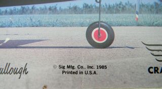Vintage Sig Mfg Kidet Senior RC Airplane Model Kit 7