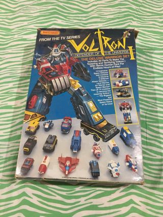 Vintage Matchbox Voltron Delux Warrior 1 Set 1980s W Box -