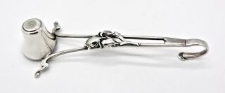 Antique Lebkuecher & Co.  Sterling Silver Candle Snuffer