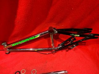 NOS VINTAGE GT 1996 AUBURN CR20R FRAME AND FORK 4130 CRMO BMX FREESTYLE RACING 9