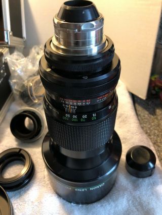 【Rare Top Mint】Canon Like FD 300mm 1.  2.  8 Ssc Fluorite Lens (converted To Pl) 5
