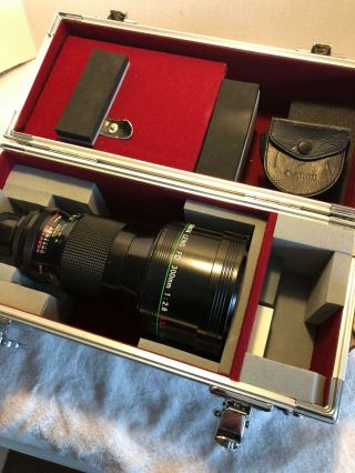 【Rare Top Mint】Canon Like FD 300mm 1.  2.  8 Ssc Fluorite Lens (converted To Pl) 7